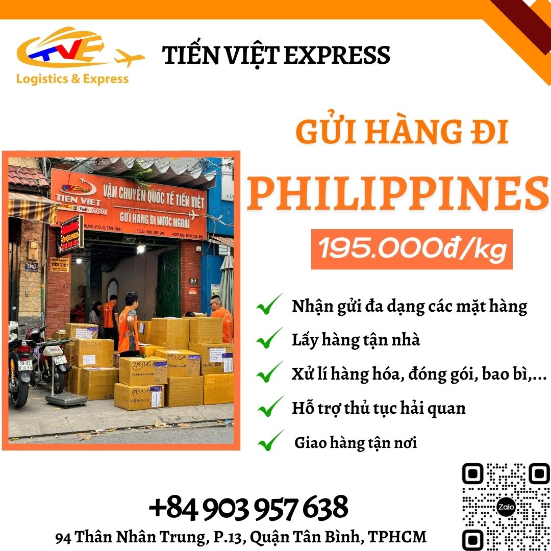 Gửi hàng đi Philippines- Tiến Việt Express